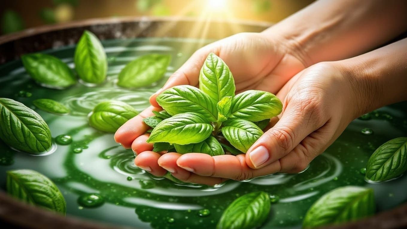 Revitalize Sua Energia com o Banho de Manjericão e Hortelã: Positividade em Cada Gota Revitalize Sua Energia com o Banho de Manjericão e Hortelã: Positividade em Cada Gota