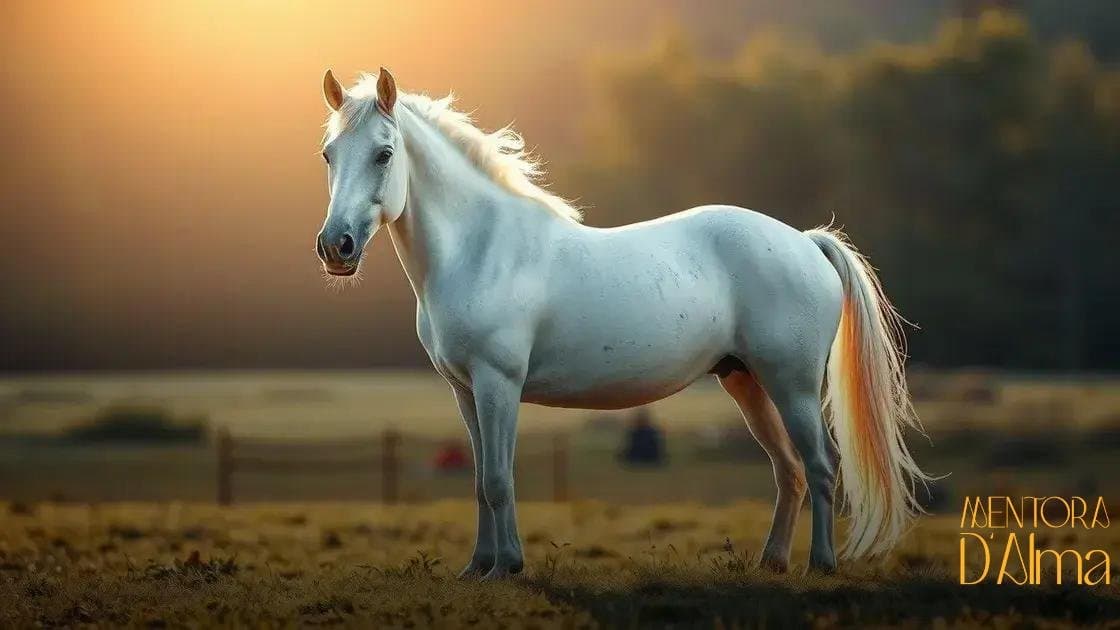 Sonhar com cavalo branco: descubra o que esse símbolo pode revelar para você Sonhar com cavalo branco: descubra o que esse símbolo pode revelar para você