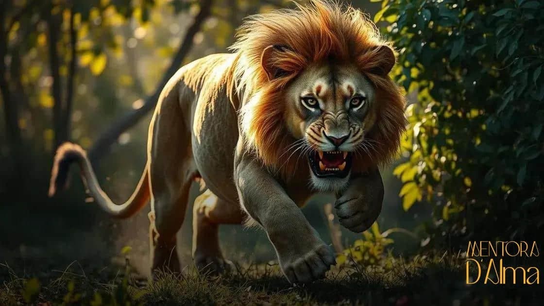 Sonhar com leão atacando: descubra o que pode significar esse sonho intenso Sonhar com leão atacando: descubra o que pode significar esse sonho intenso
