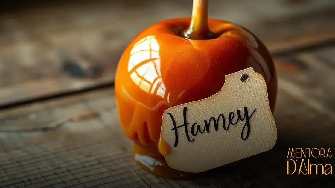 Maçã do amor com mel e nome: como fazer um doce irresistível e personalizado Maçã do amor com mel e nome: como fazer um doce irresistível e personalizado