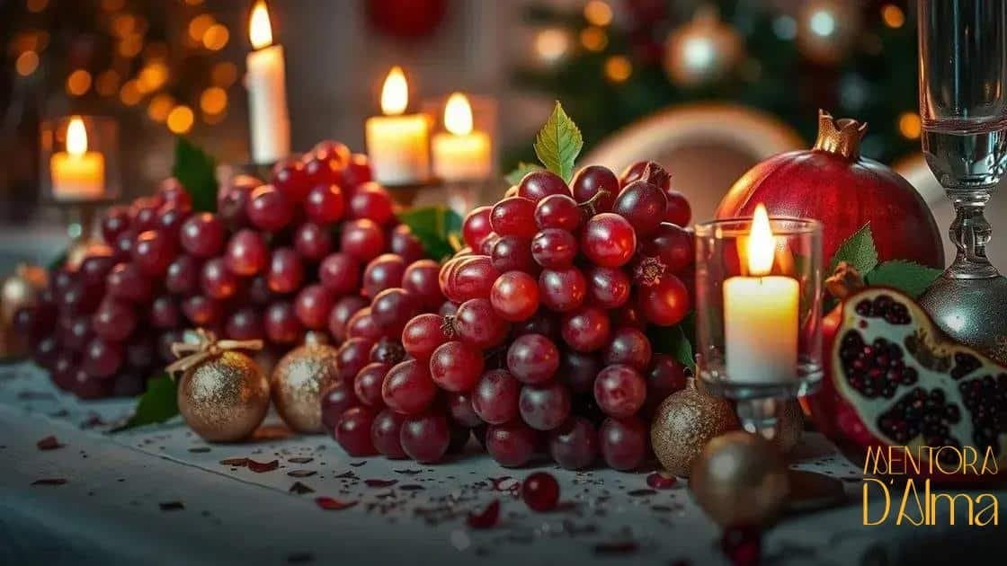 Uvas e romã na virada do ano: saiba como elas podem mudar sua celebração Uvas e romã na virada do ano: saiba como elas podem mudar sua celebração