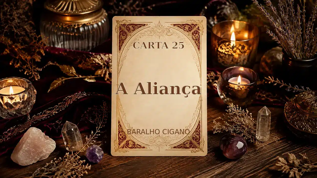 Carta A Aliança no Baralho Cigano: significado no amor e na vida Carta A Aliança no Baralho Cigano: significado no amor e na vida