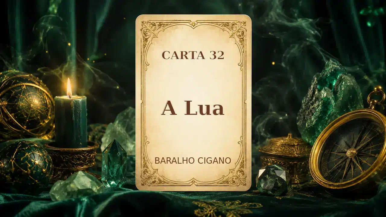 Carta A Lua no Baralho Cigano: significado no amor e na vida Carta A Lua no Baralho Cigano: significado no amor e na vida