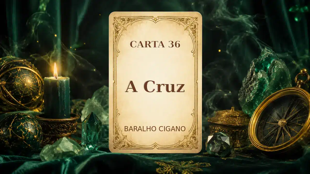 Carta A Cruz no Baralho Cigano: significado no amor e na vida Carta A Cruz no Baralho Cigano: significado no amor e na vida