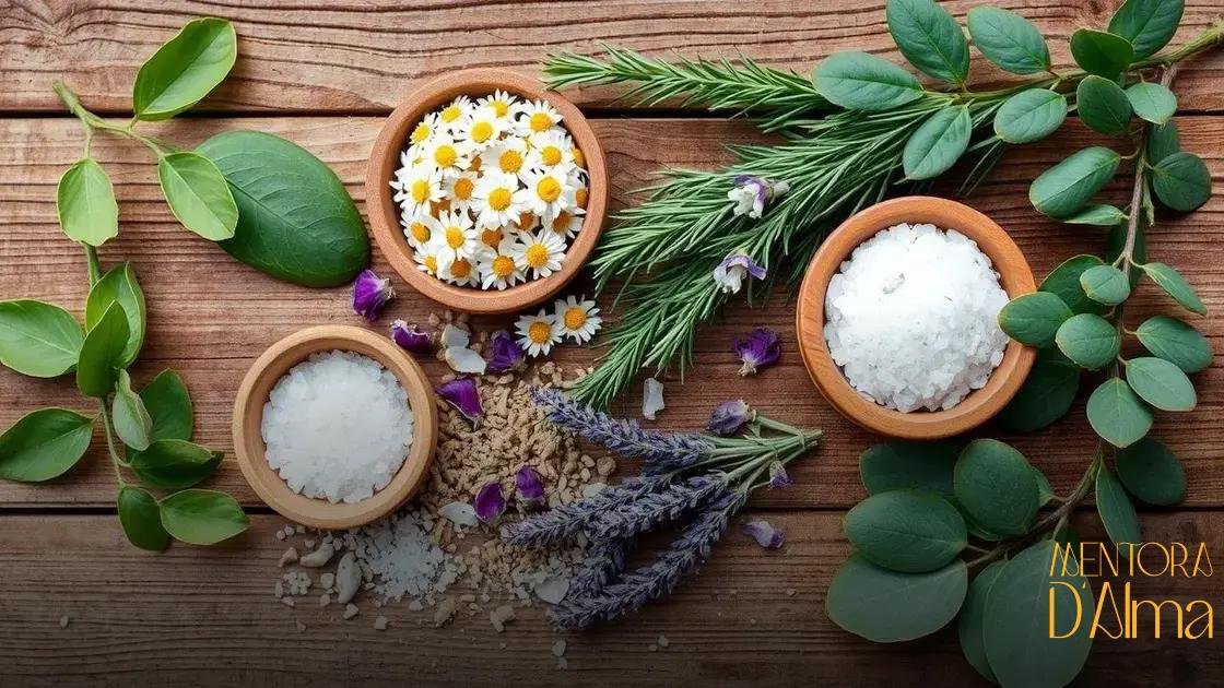 ingredientes naturais para um banho espiritual eficaz