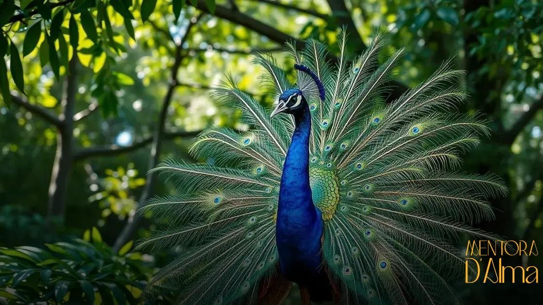 Interpretações comuns de sonhar com pavão