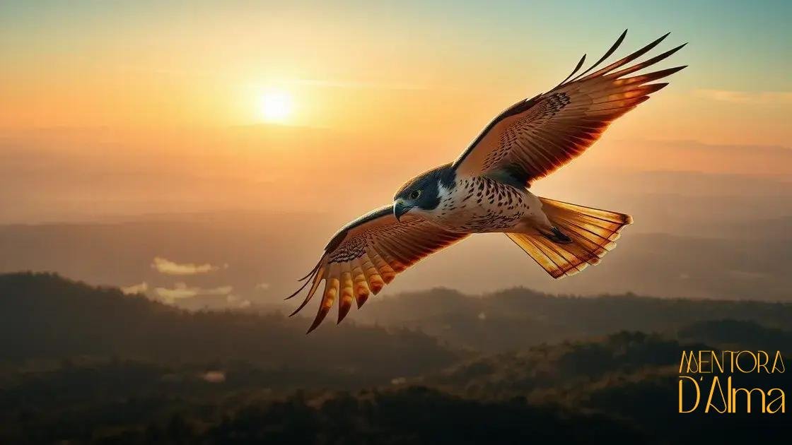 Sonhar com falcão voando: liberdade e perspectivas Sonhar com falcão voando: liberdade e perspectivas